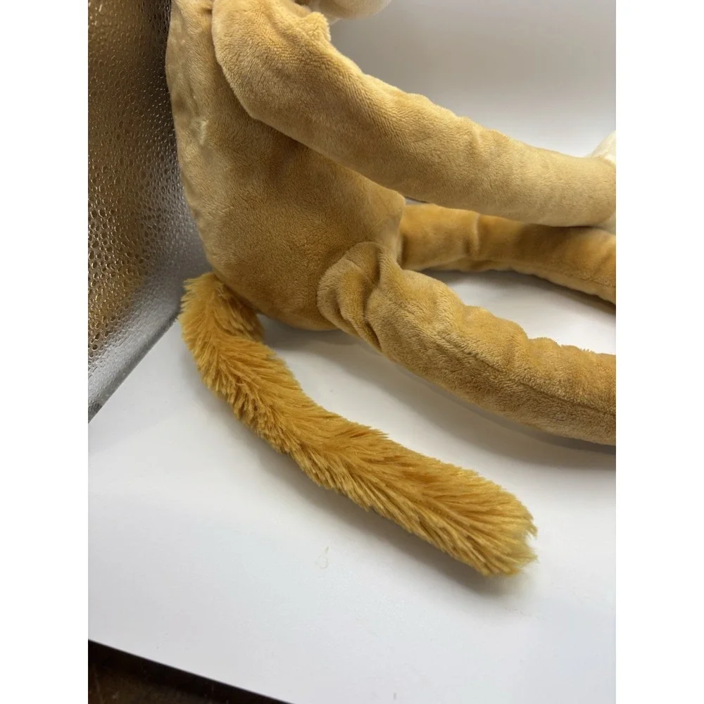 Fun Stuff Bulldog Hanging‎ Plush Hugging Brown Hook Loop 17 Inch Long Arms Legs